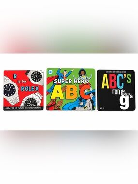 📚ABC Adventure Book Bundle | Superheroes, Luxury Watches & Alphabet Fun | 3
